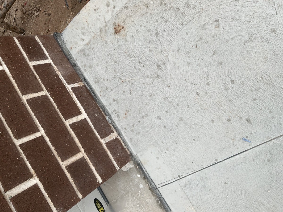 The driveway, the grading and where the water goes
